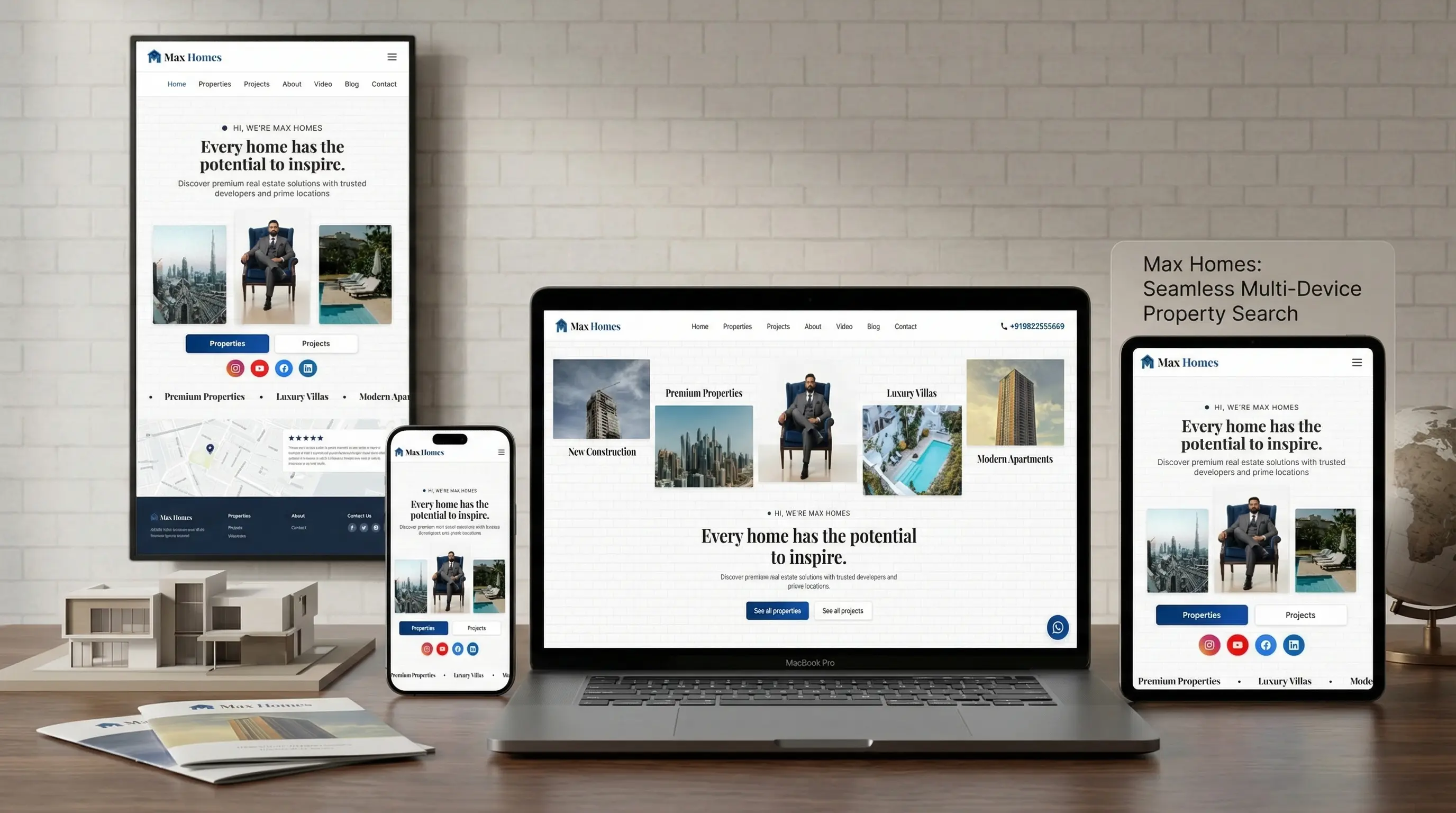 Max Homes — Real Estate CMS & CRM