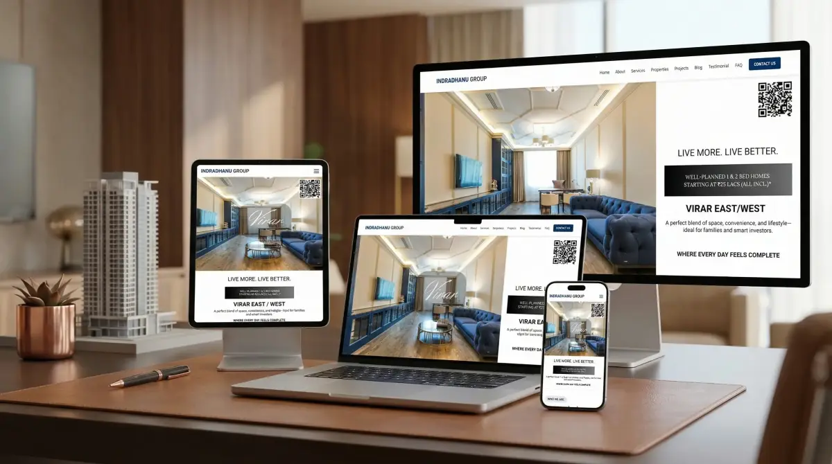 Indradhanu Group website by O3GenAI